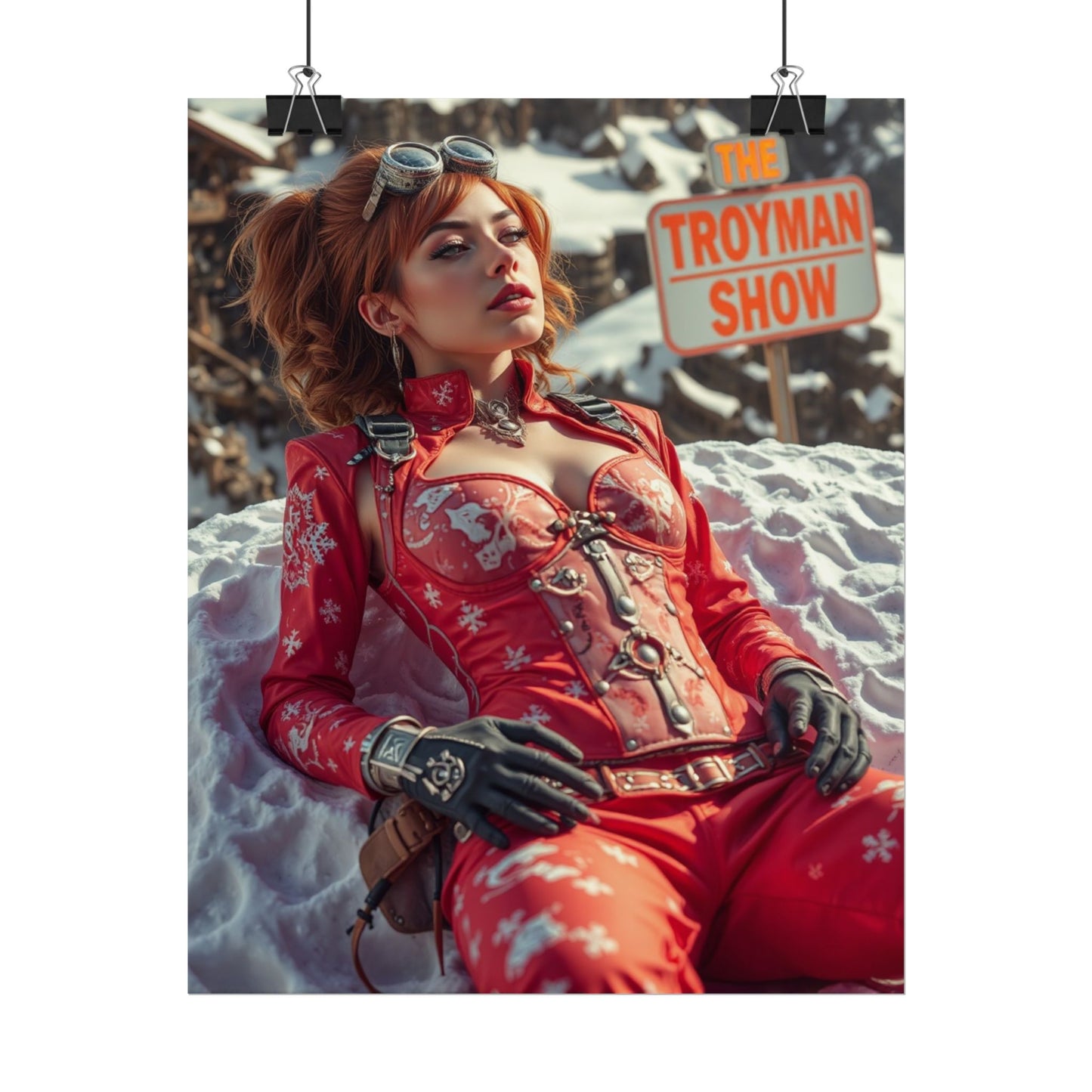 Vintage Pinup Cosplay Poster (The Troyman Show)