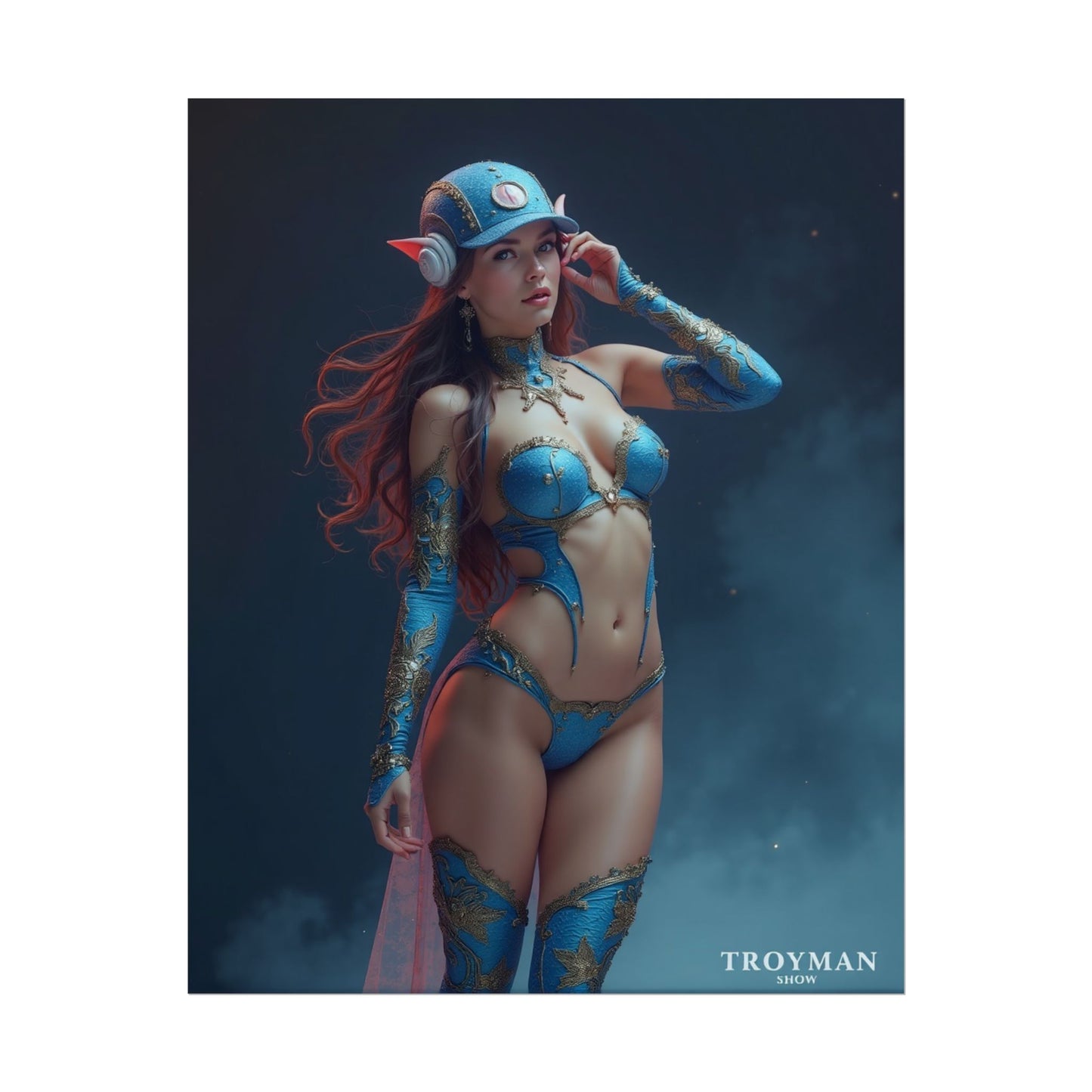 Fantasy Warrior Poster — The Troyman Show