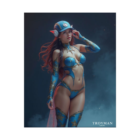 Fantasy Warrior Poster — The Troyman Show