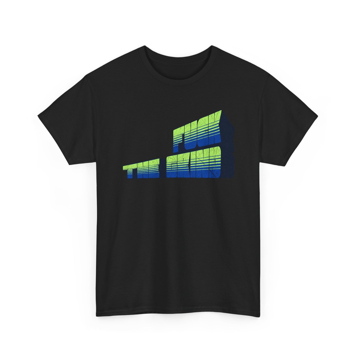 FUCK THE GRIND — Retro Futuristic Architecture Graphic Shirt
