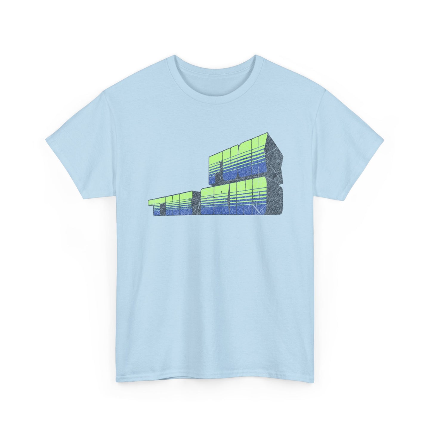 FUCK THE GRIND — Retro Futuristic Architecture Graphic Shirt