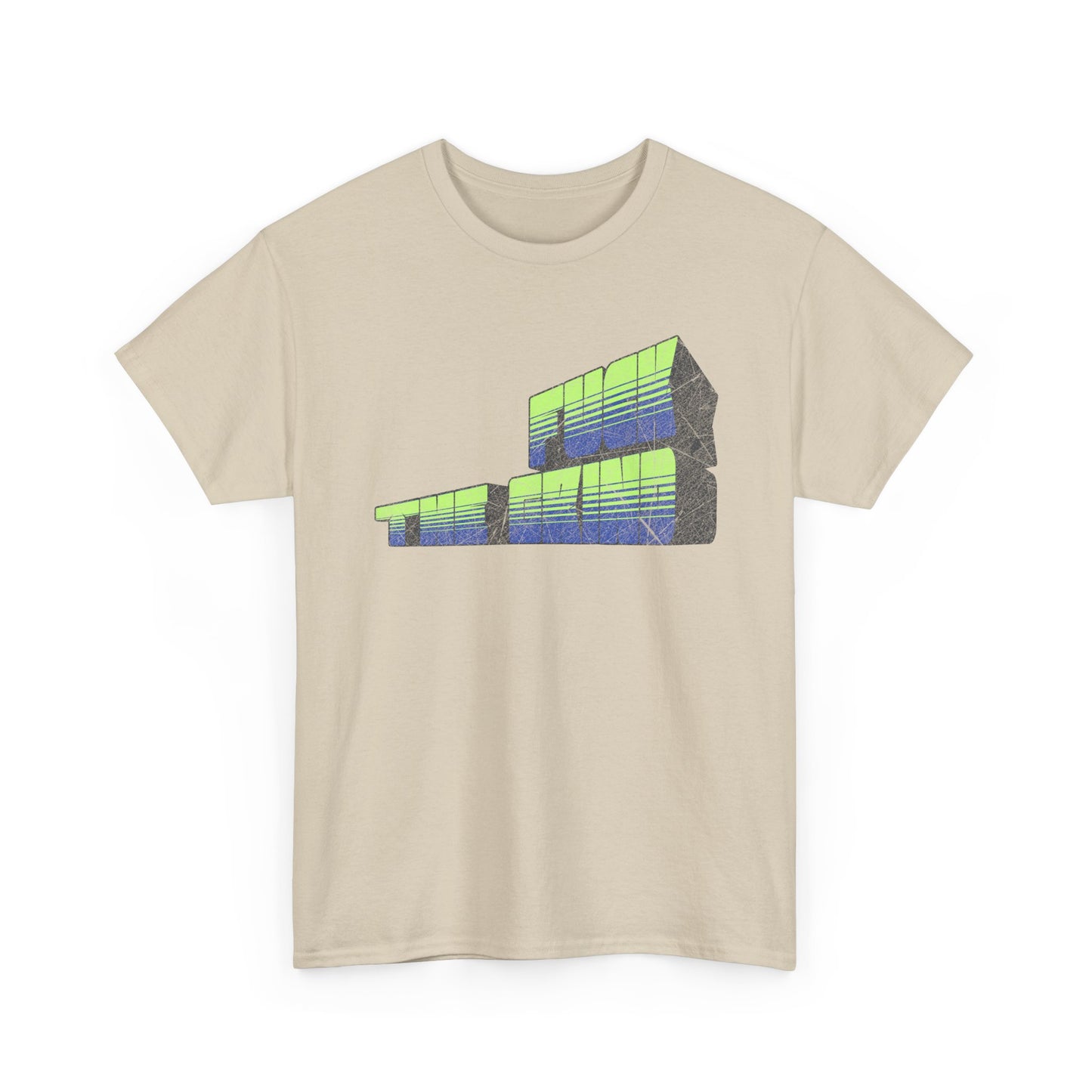 FUCK THE GRIND — Retro Futuristic Architecture Graphic Shirt