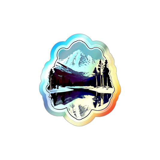 Maroon Bells Reflection Sticker — Die-Cut