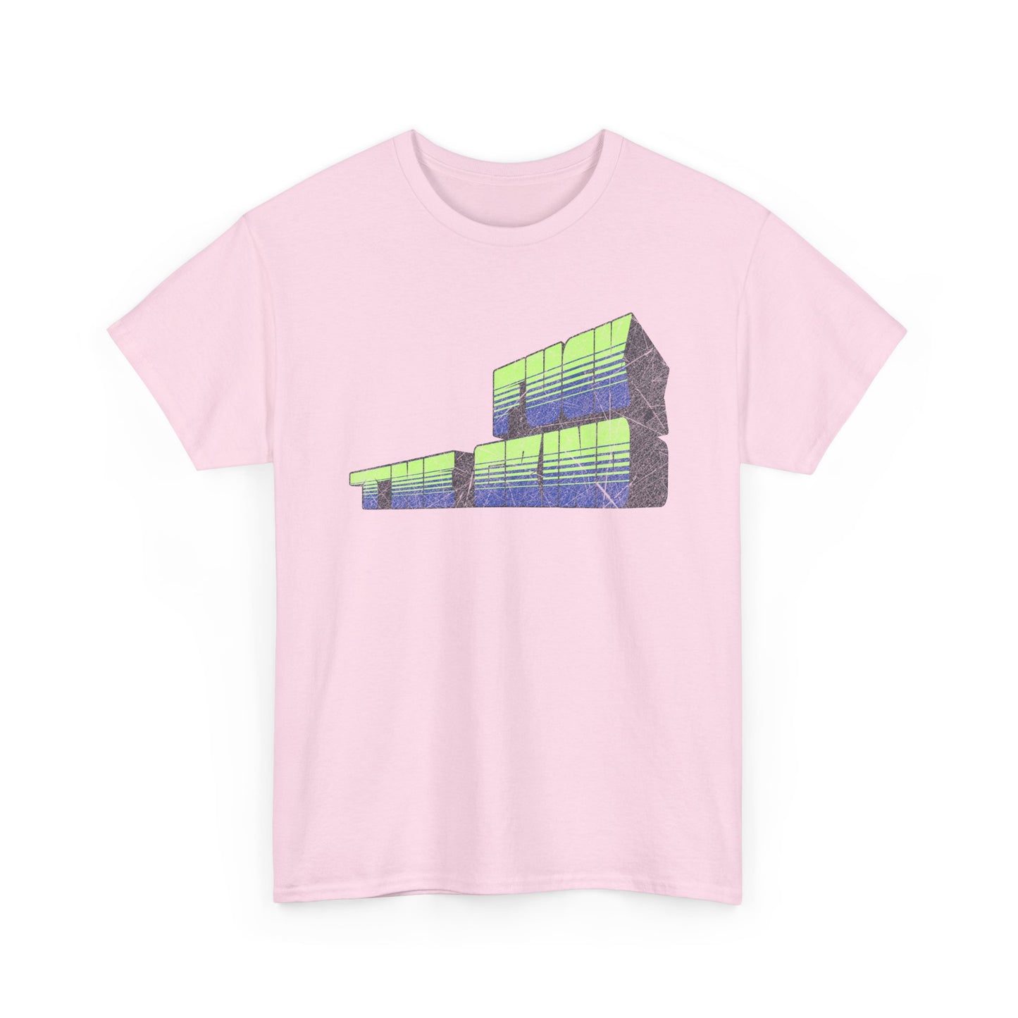 FUCK THE GRIND — Retro Futuristic Architecture Graphic Shirt