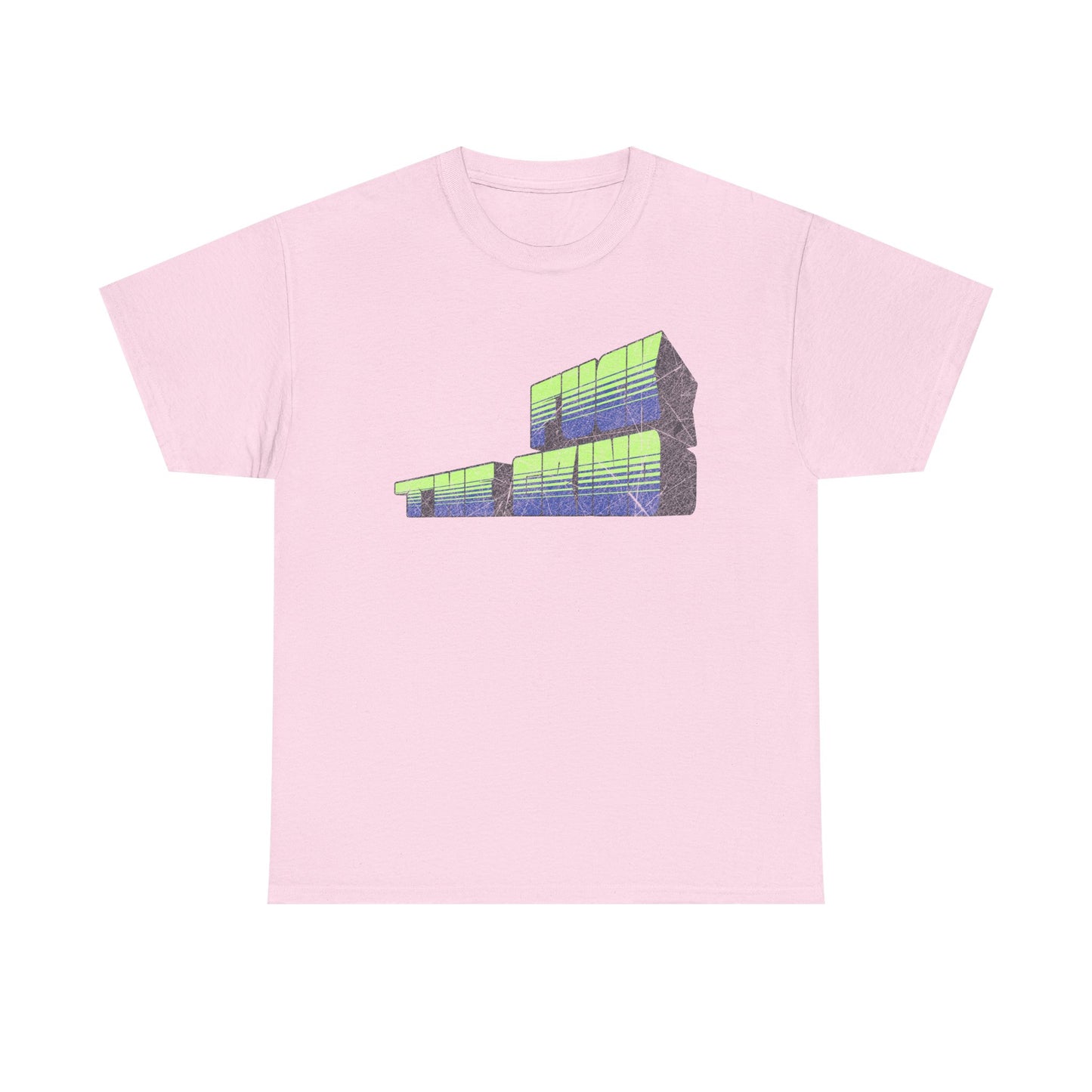 FUCK THE GRIND — Retro Futuristic Architecture Graphic Shirt
