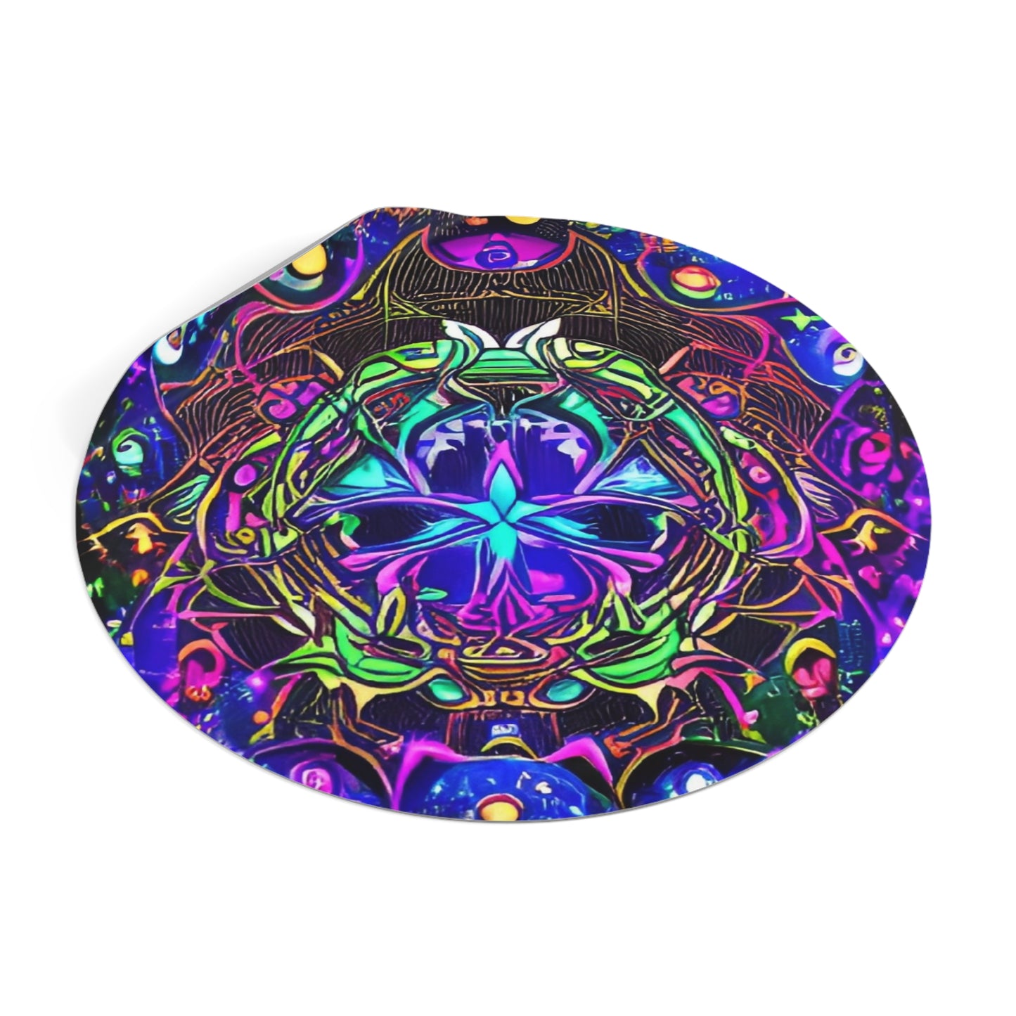 Trippy1-Round Vinyl Stickers
