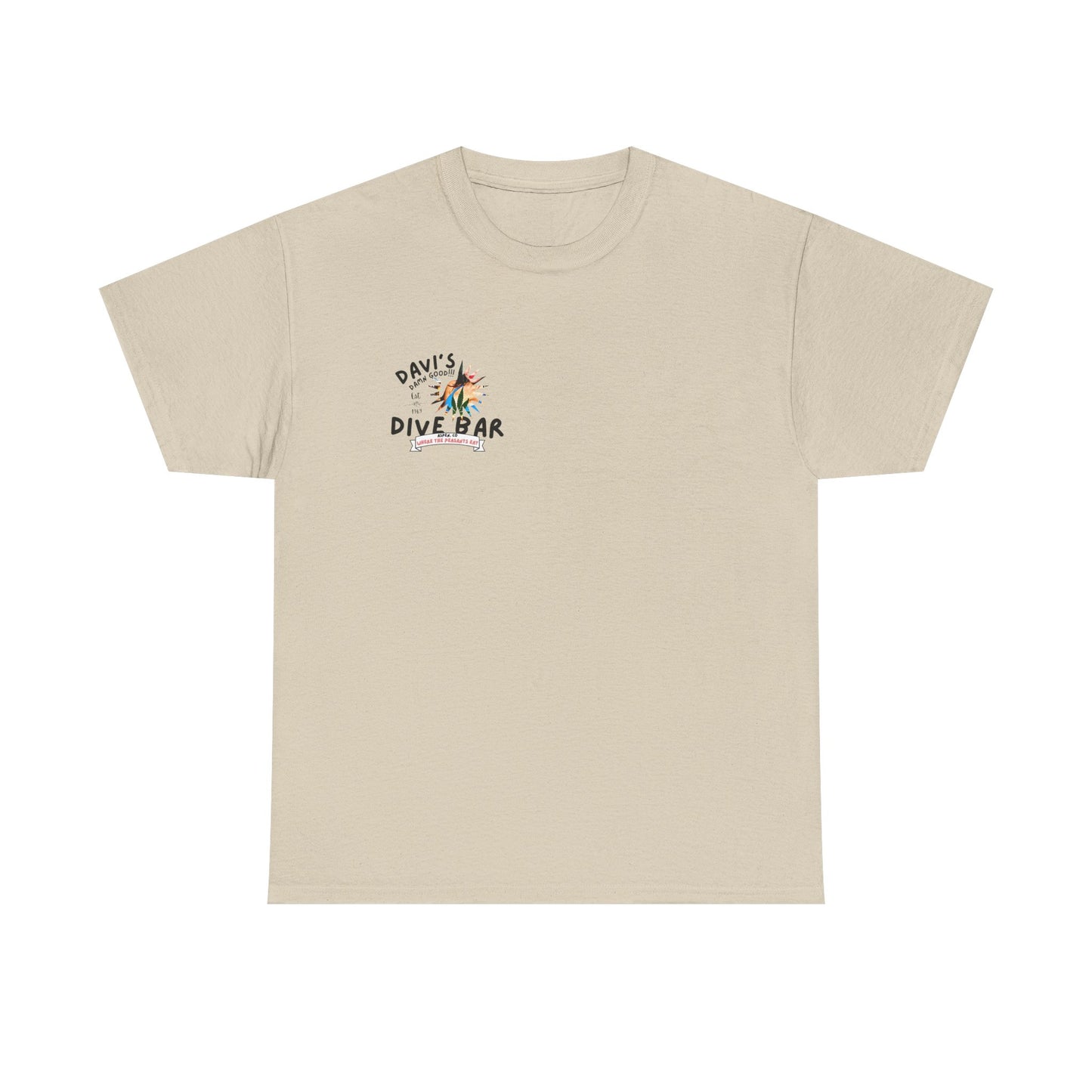 DAVI'S DIVE BAR ASPEN CO-Unisex Heavy Cotton Tee