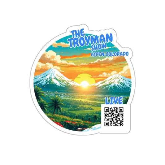 The Troyman Show Aspen Colorado Live (Scenic Sunset QR Code)