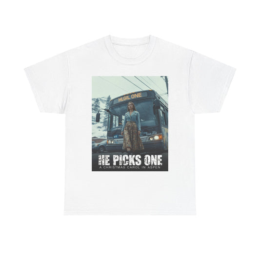 He Picks One A Christmas Carol in Aspen Promo Tee