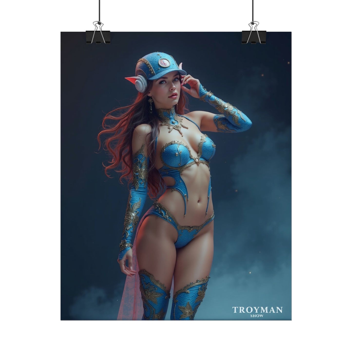 Fantasy Warrior Poster — The Troyman Show