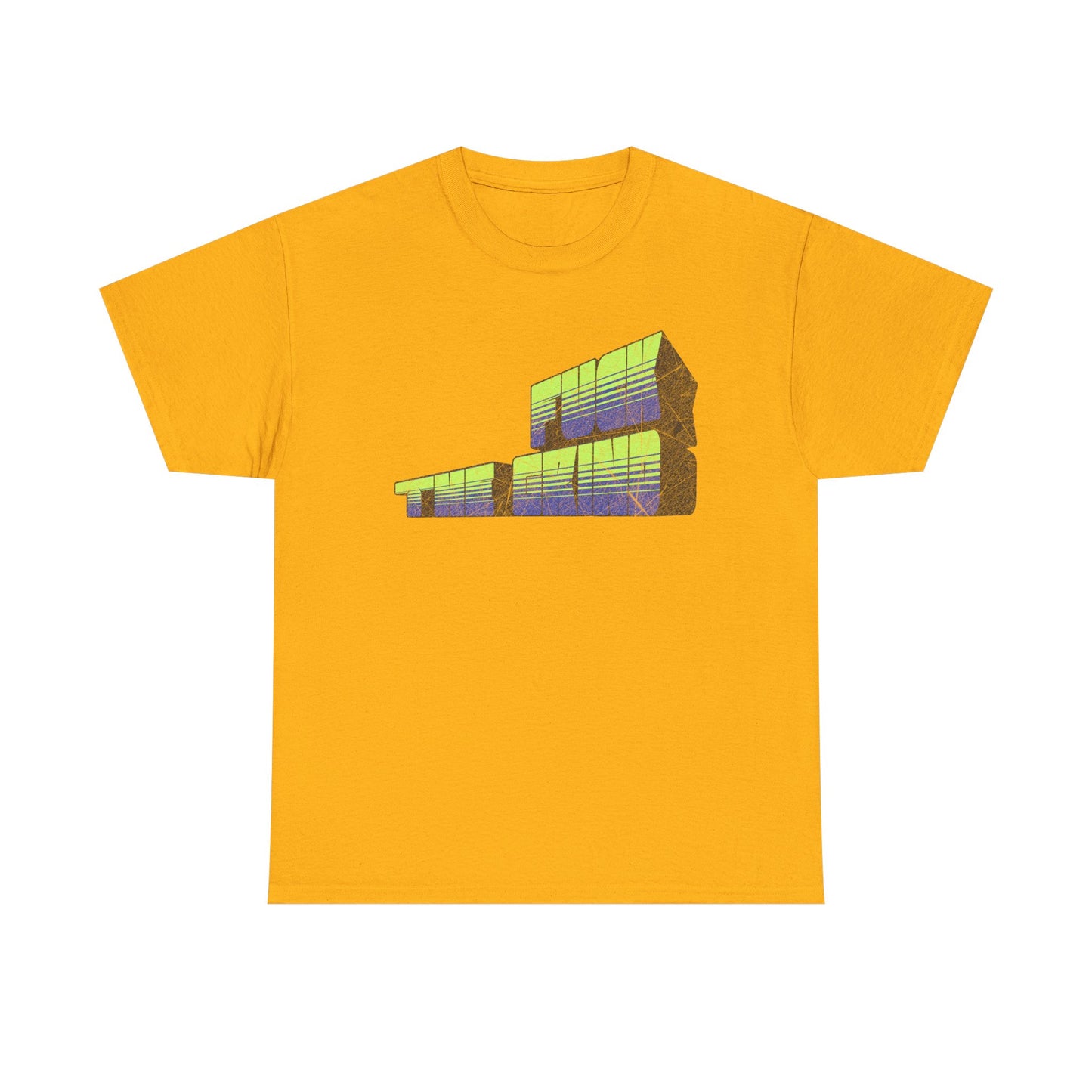 FUCK THE GRIND — Retro Futuristic Architecture Graphic Shirt
