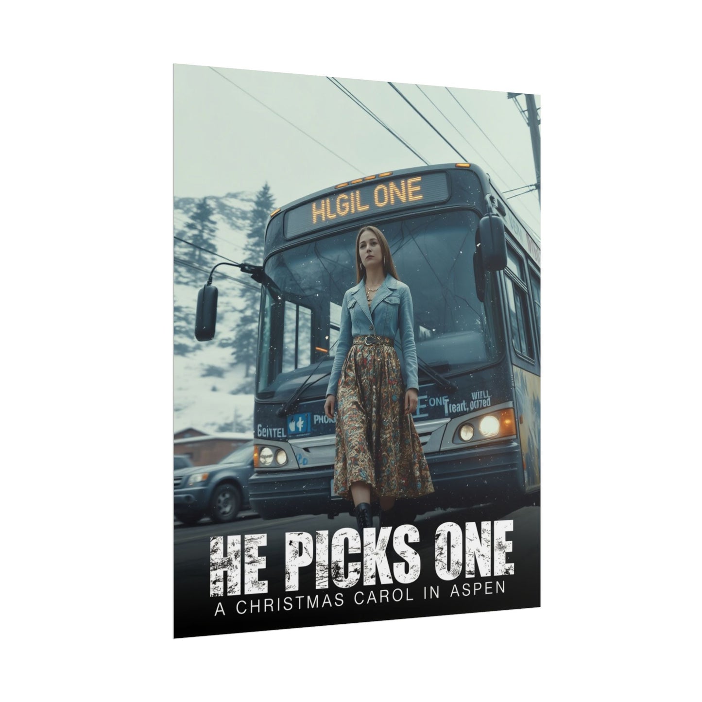 "He Picks One: A Christmas Carol in Aspen" Movie Print