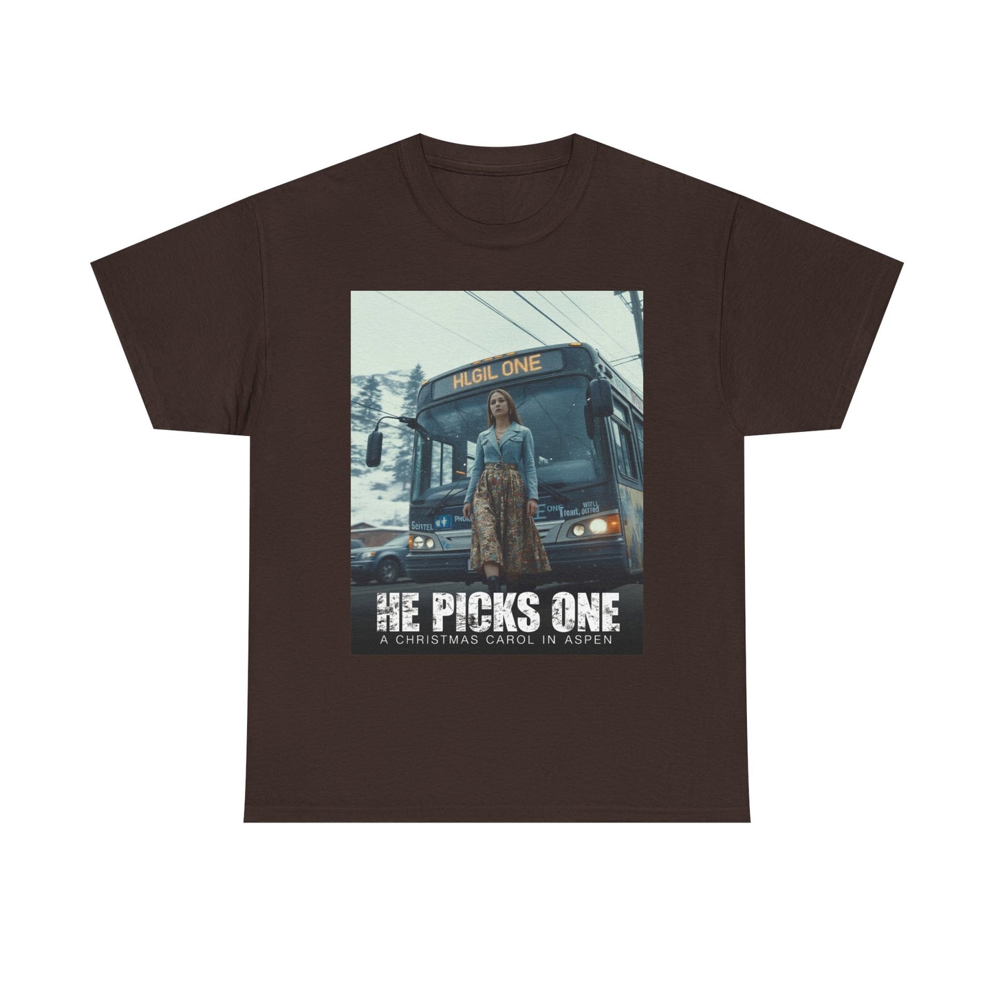 He Picks One A Christmas Carol in Aspen Promo Tee