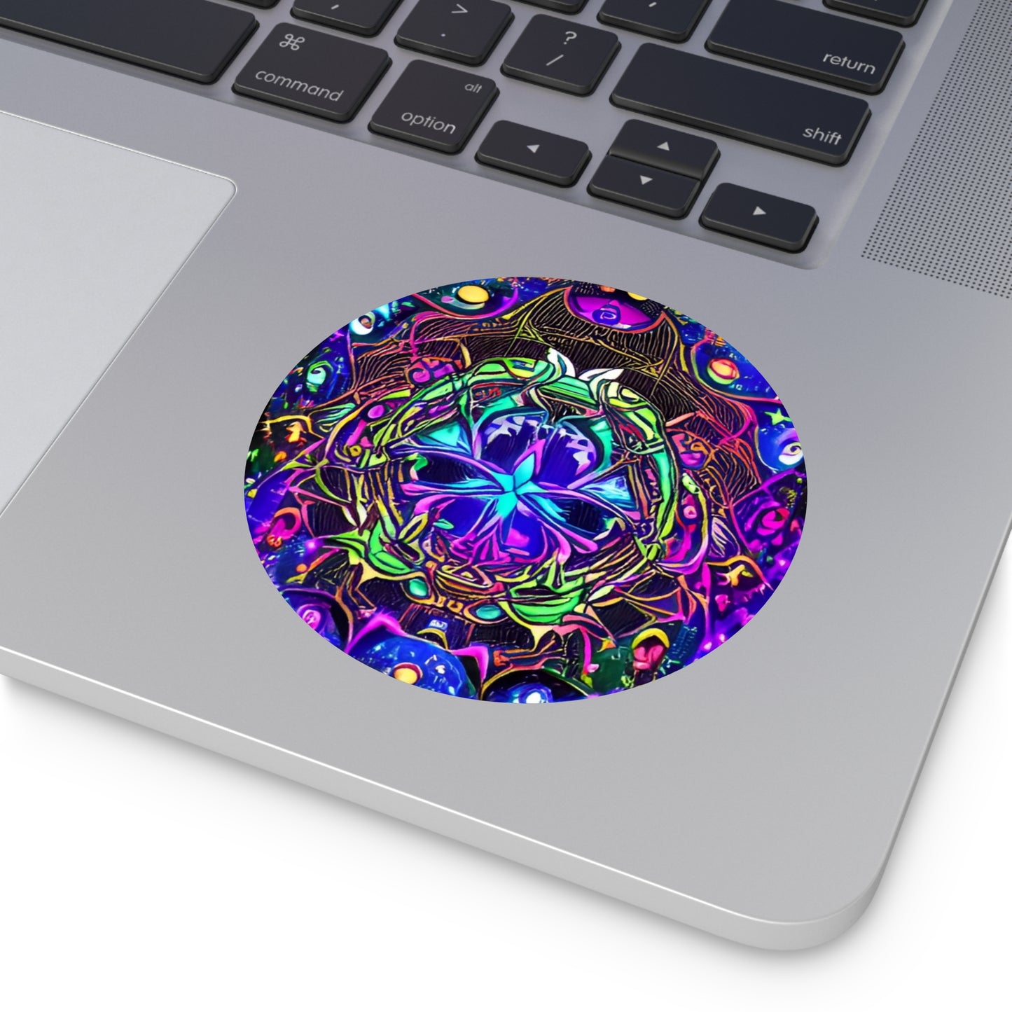 Trippy1-Round Vinyl Stickers