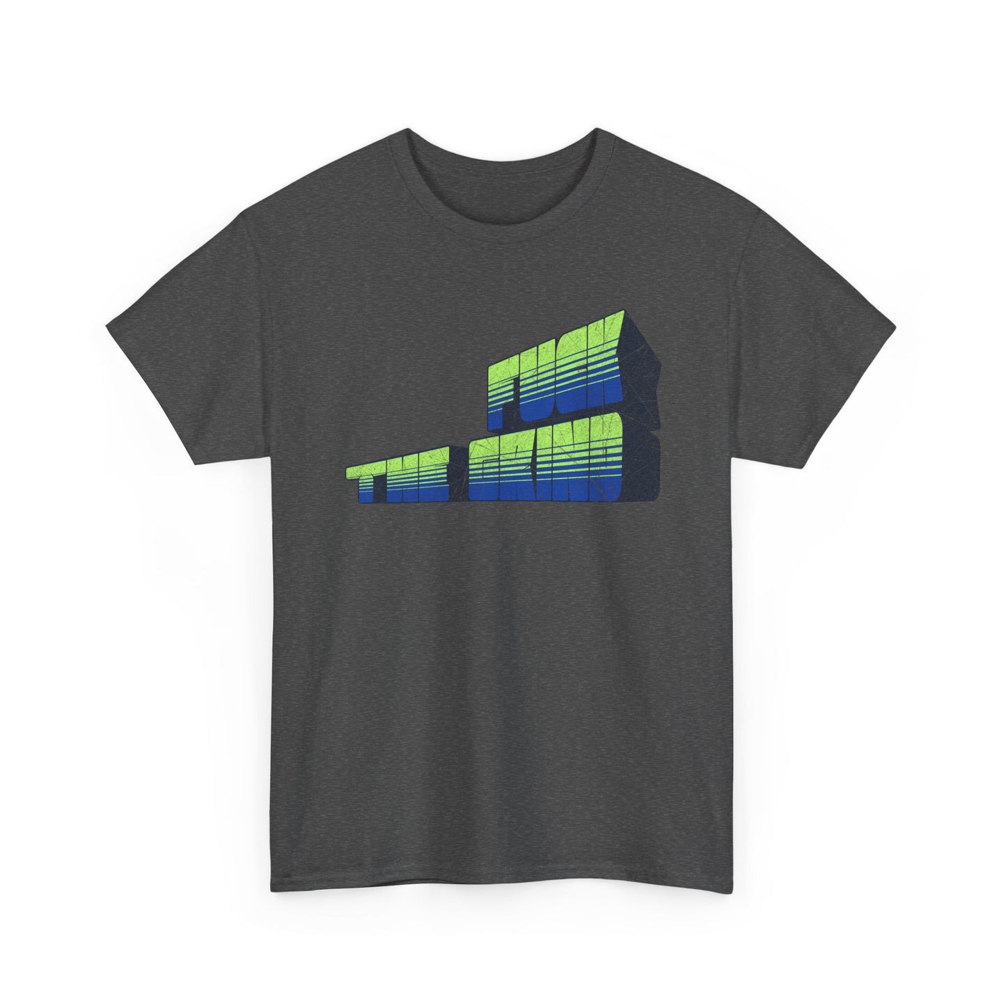 FUCK THE GRIND — Retro Futuristic Architecture Graphic Shirt