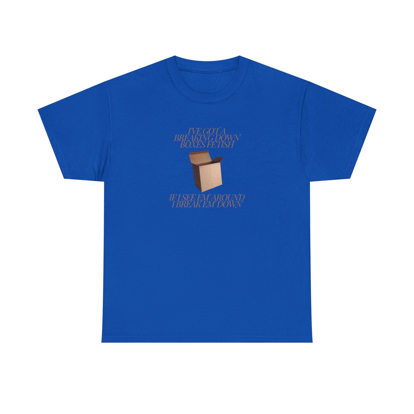 BREAKING DOWN BOXES FETISH-Unisex Heavy Cotton Tee