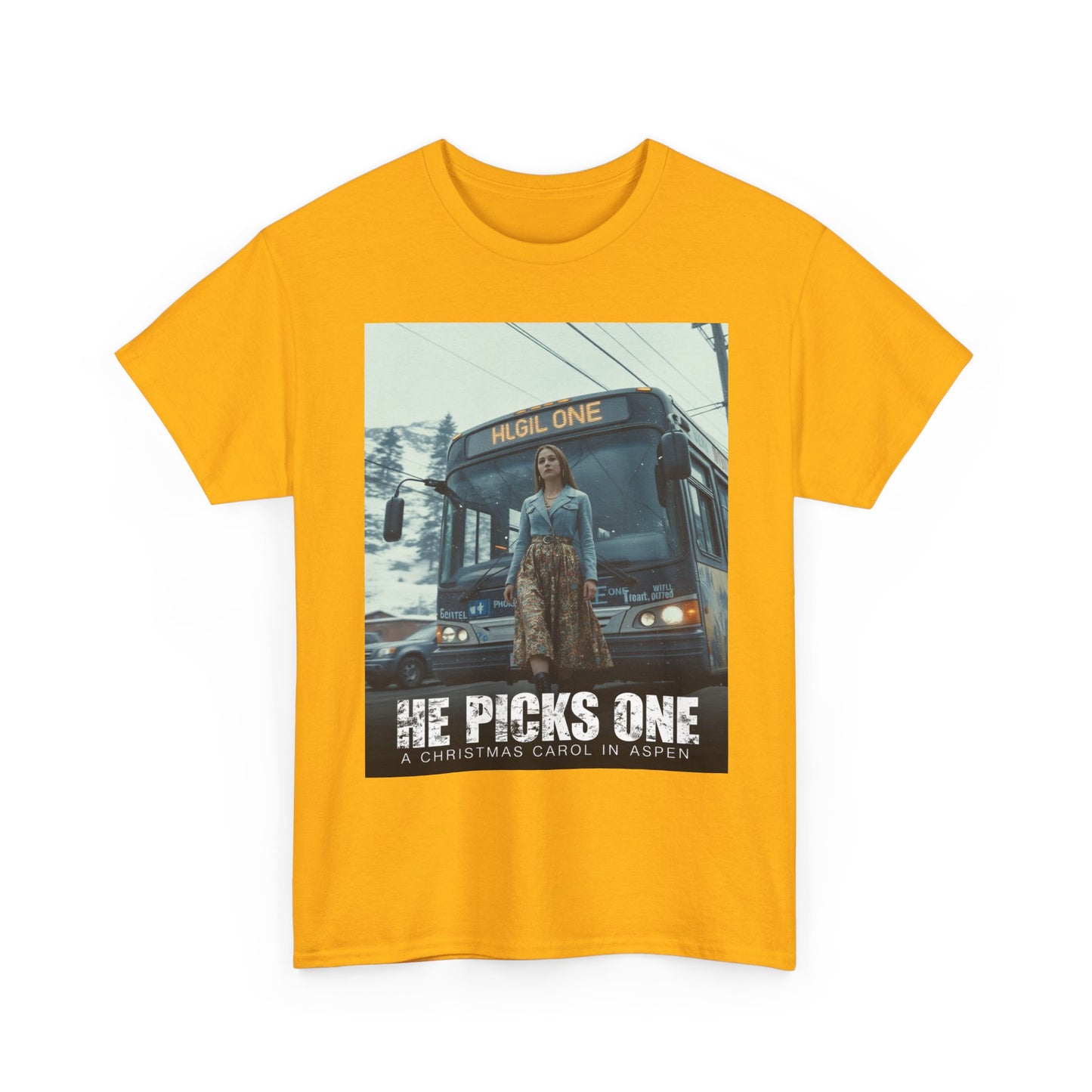 He Picks One A Christmas Carol in Aspen Promo Tee