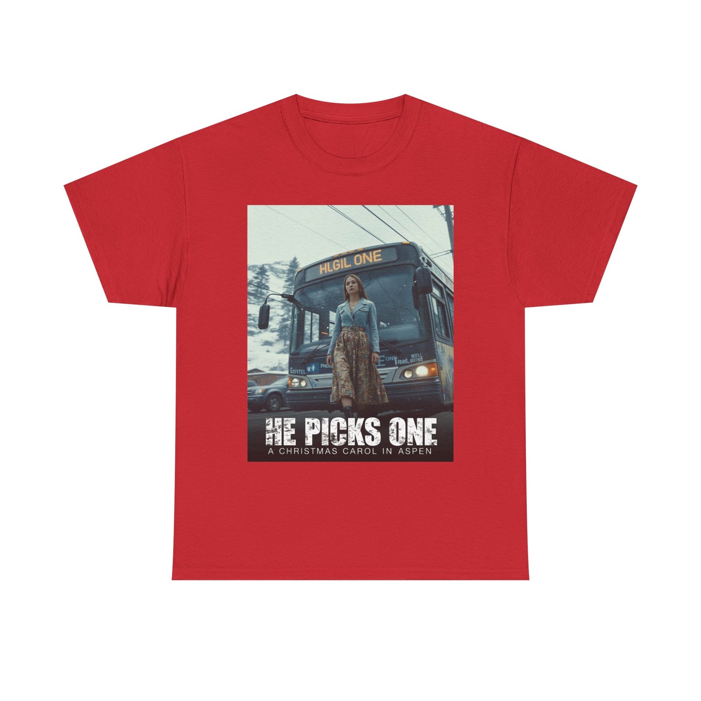 He Picks One A Christmas Carol in Aspen Promo Tee