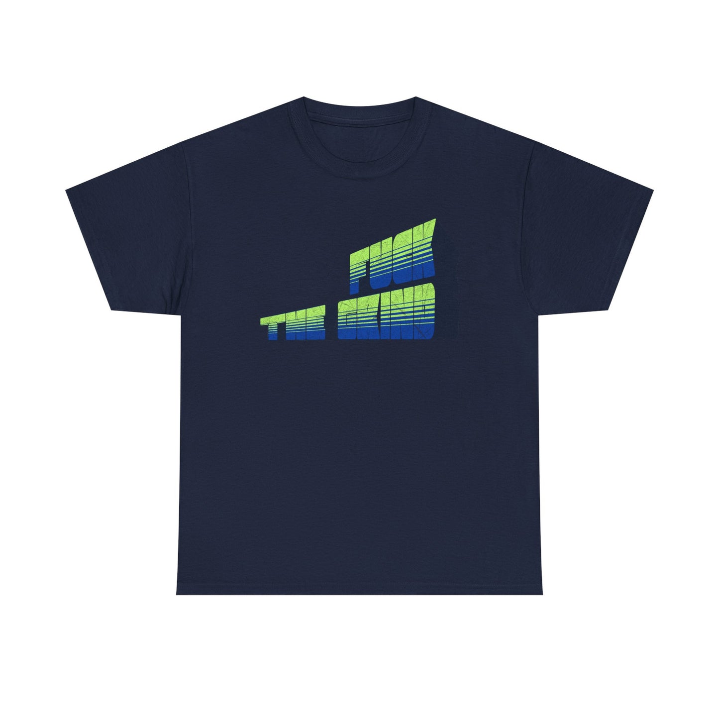 FUCK THE GRIND — Retro Futuristic Architecture Graphic Shirt