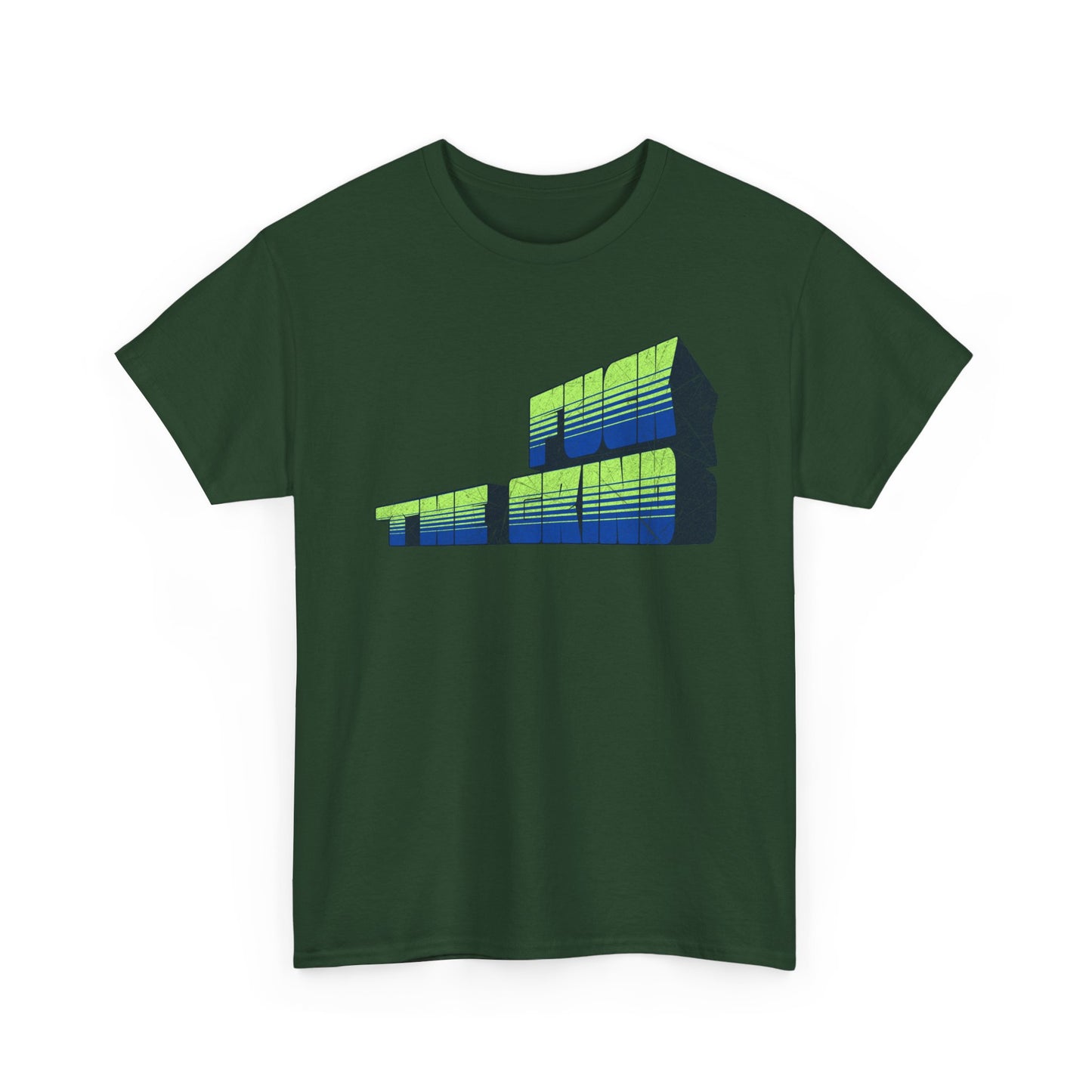 FUCK THE GRIND — Retro Futuristic Architecture Graphic Shirt