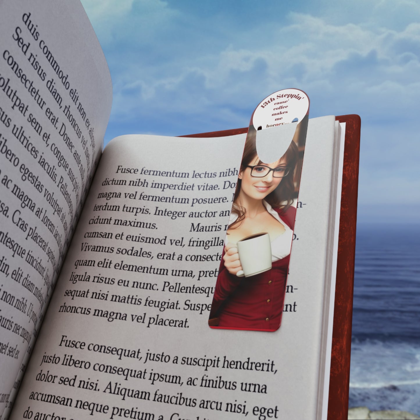 13TH STEPPIN COFFEE MAKES ME HORNEY-Bookmark