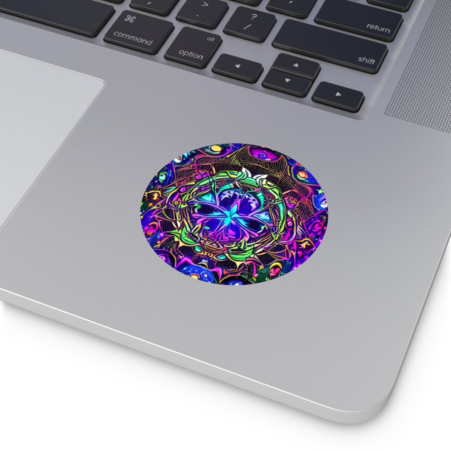 Trippy1-Round Vinyl Stickers