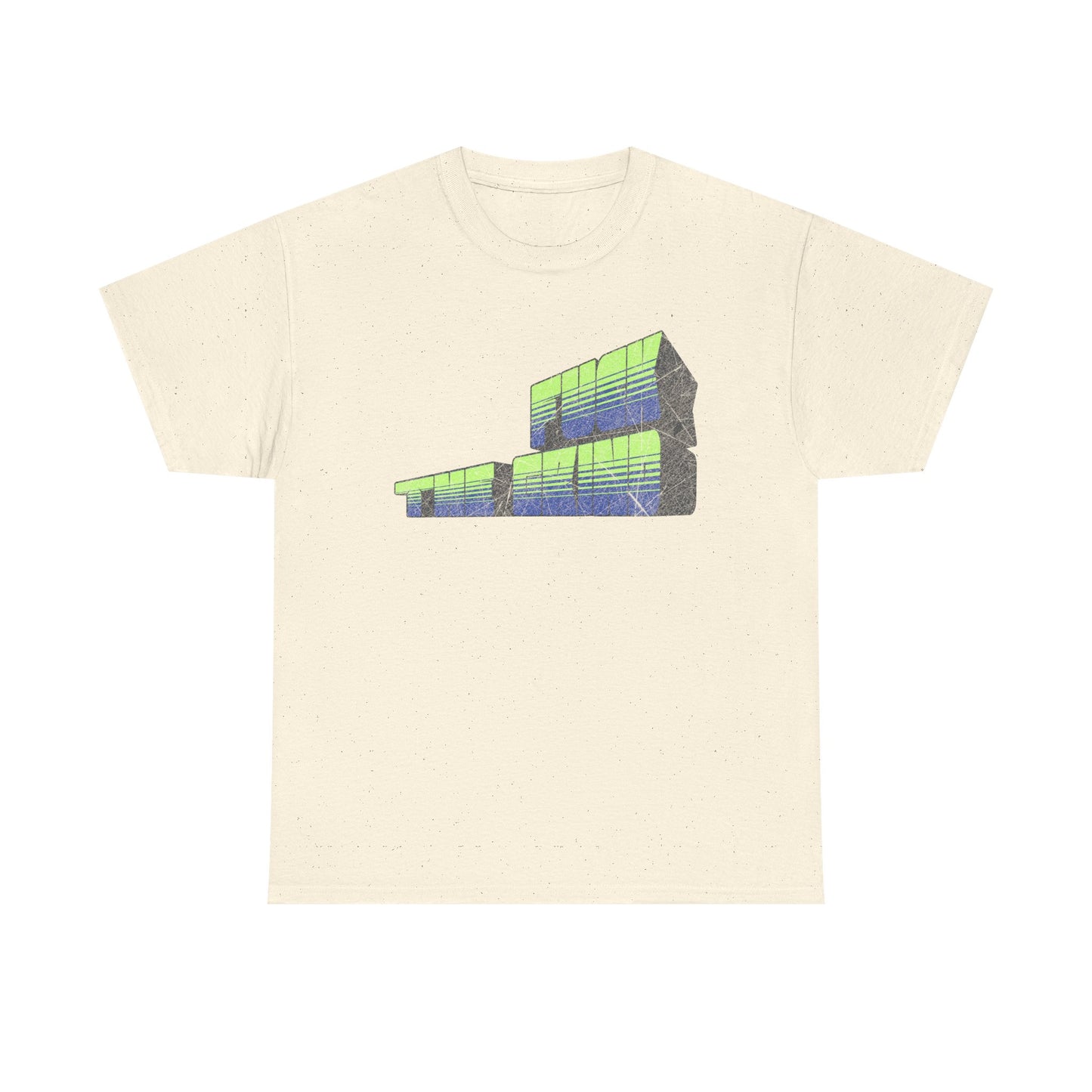 FUCK THE GRIND — Retro Futuristic Architecture Graphic Shirt