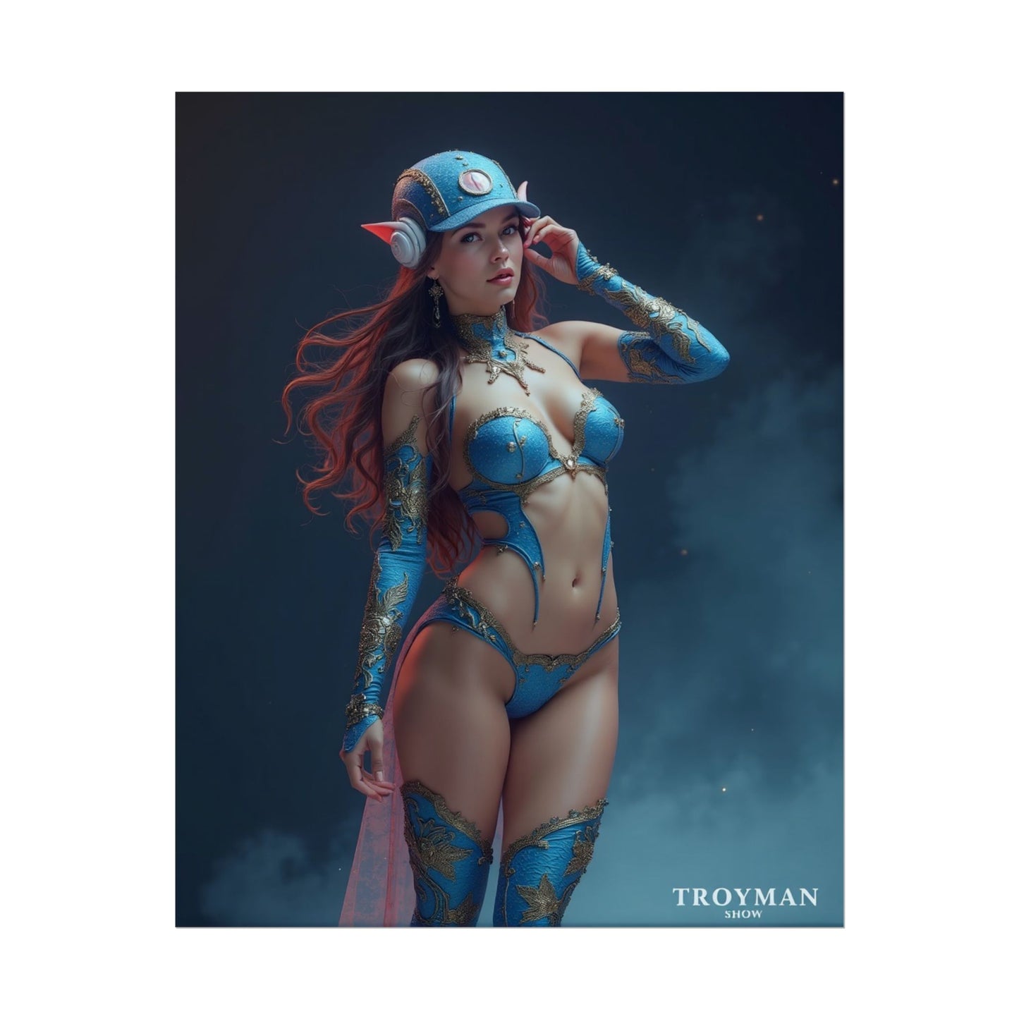 Fantasy Warrior Poster — The Troyman Show