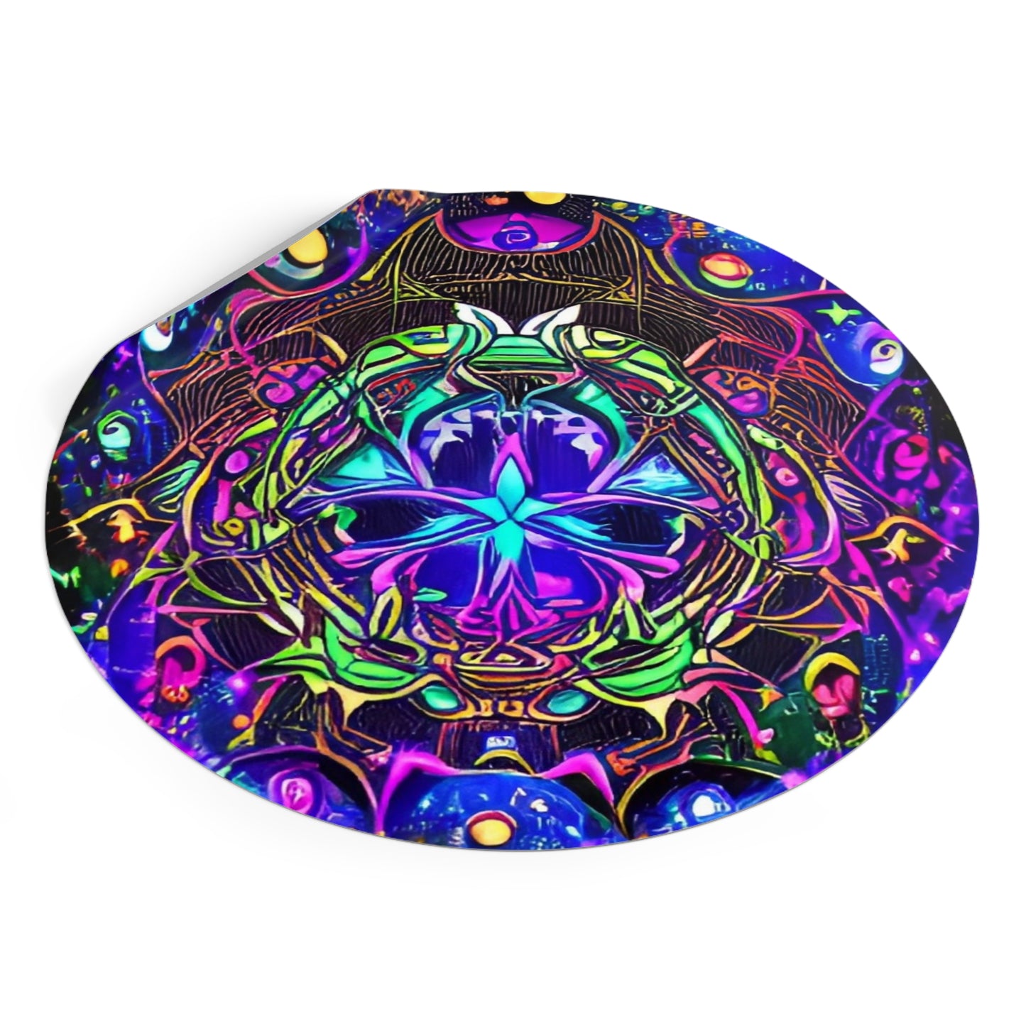 Trippy1-Round Vinyl Stickers
