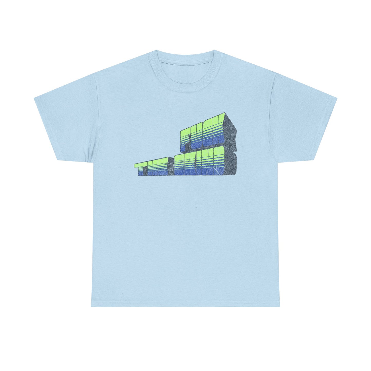 FUCK THE GRIND — Retro Futuristic Architecture Graphic Shirt