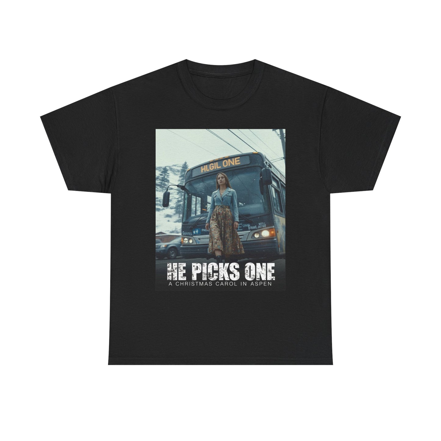 He Picks One A Christmas Carol in Aspen Promo Tee