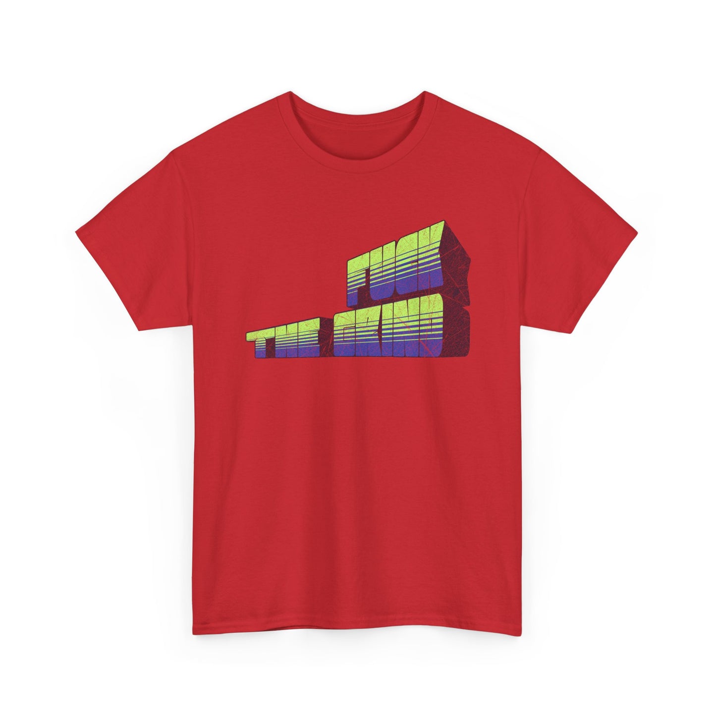 FUCK THE GRIND — Retro Futuristic Architecture Graphic Shirt