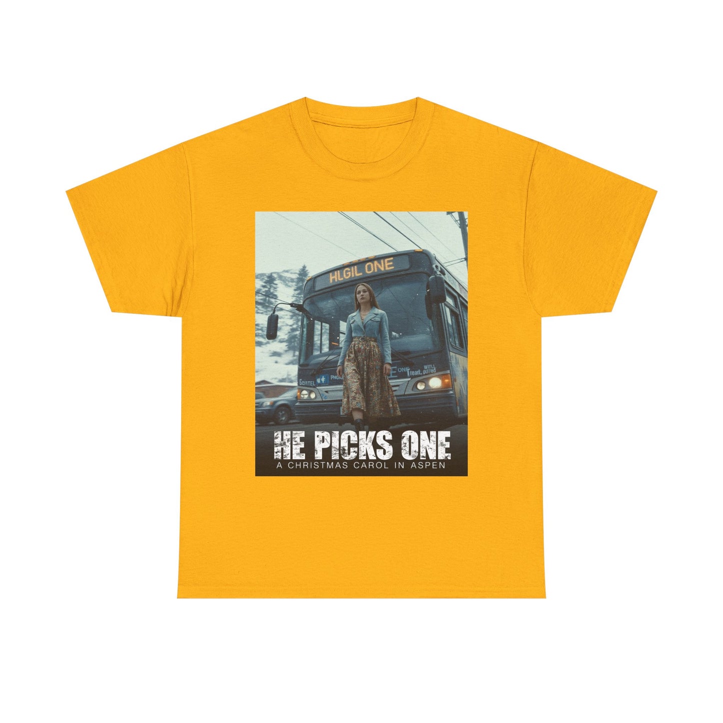 He Picks One A Christmas Carol in Aspen Promo Tee