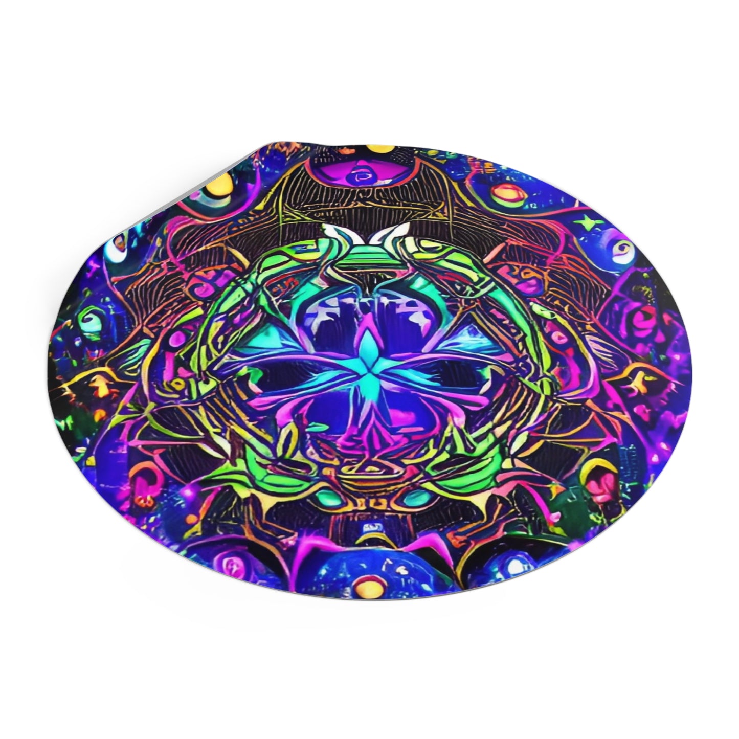 Trippy1-Round Vinyl Stickers