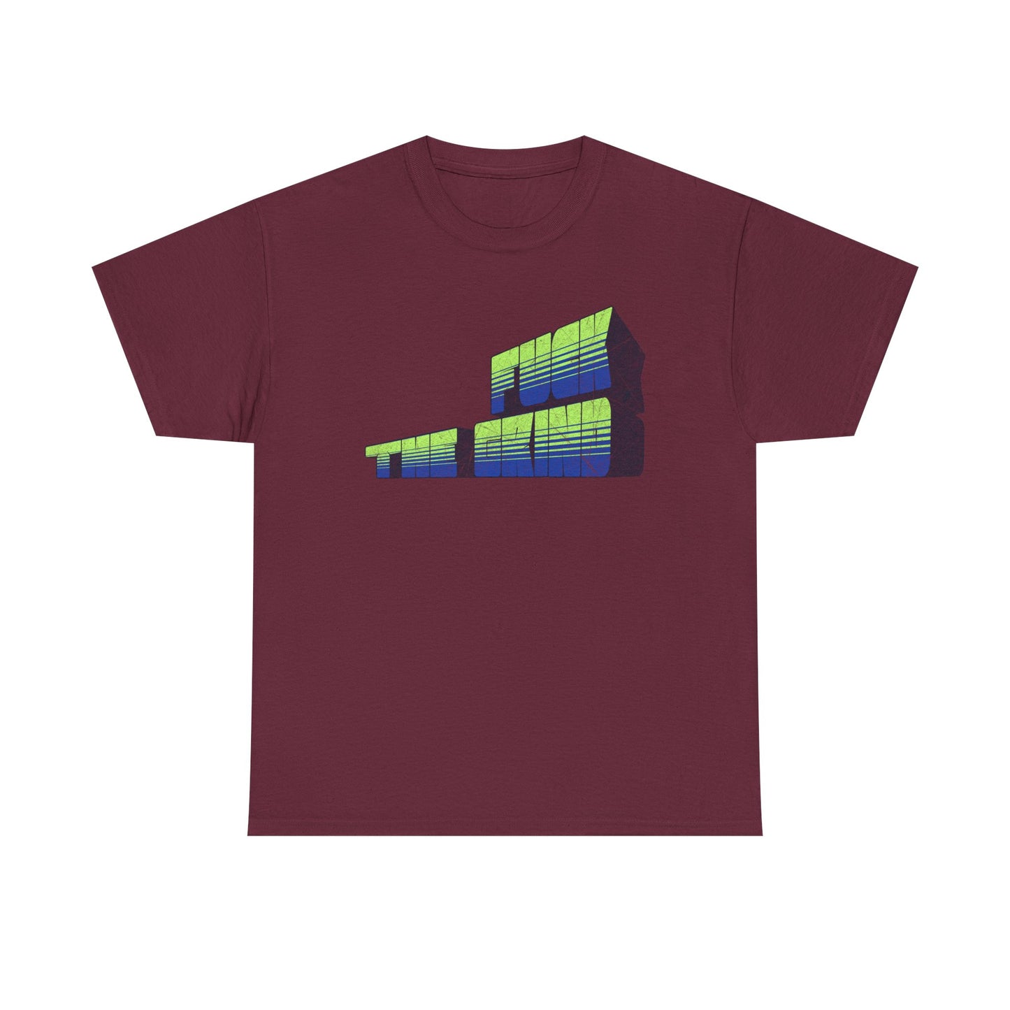 FUCK THE GRIND — Retro Futuristic Architecture Graphic Shirt
