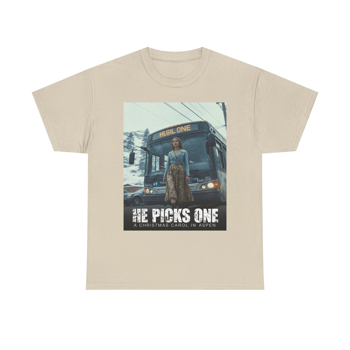 He Picks One A Christmas Carol in Aspen Promo Tee