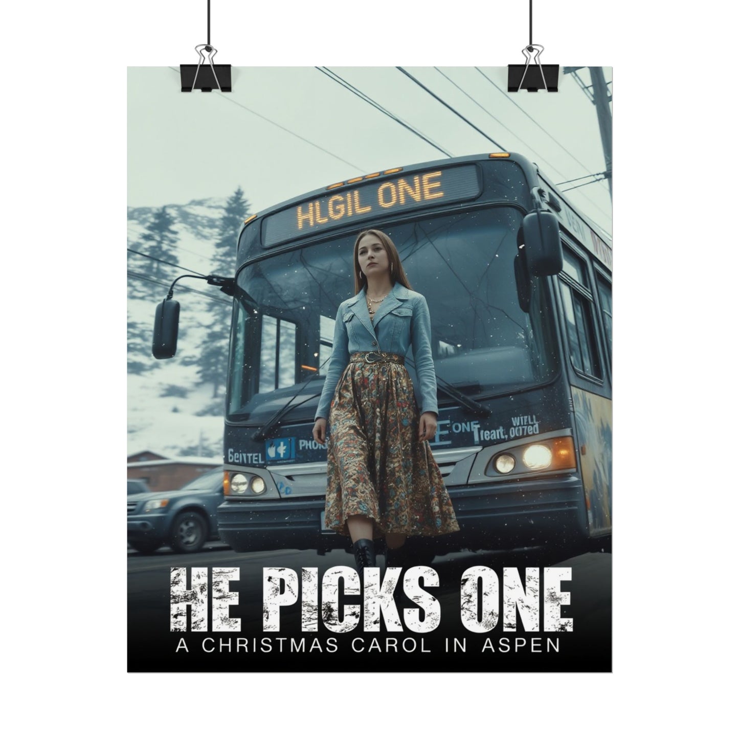 "He Picks One: A Christmas Carol in Aspen" Movie Print