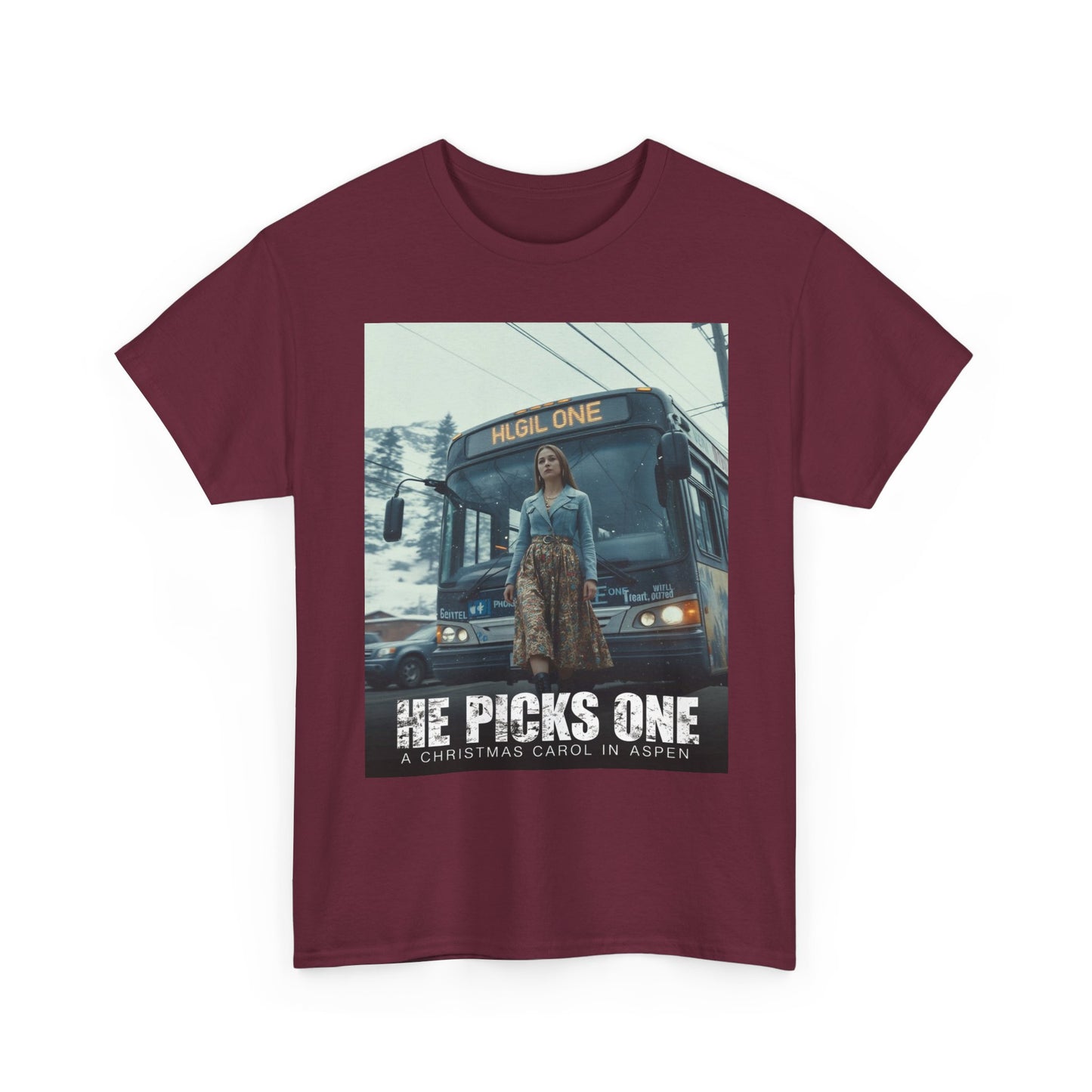 He Picks One A Christmas Carol in Aspen Promo Tee