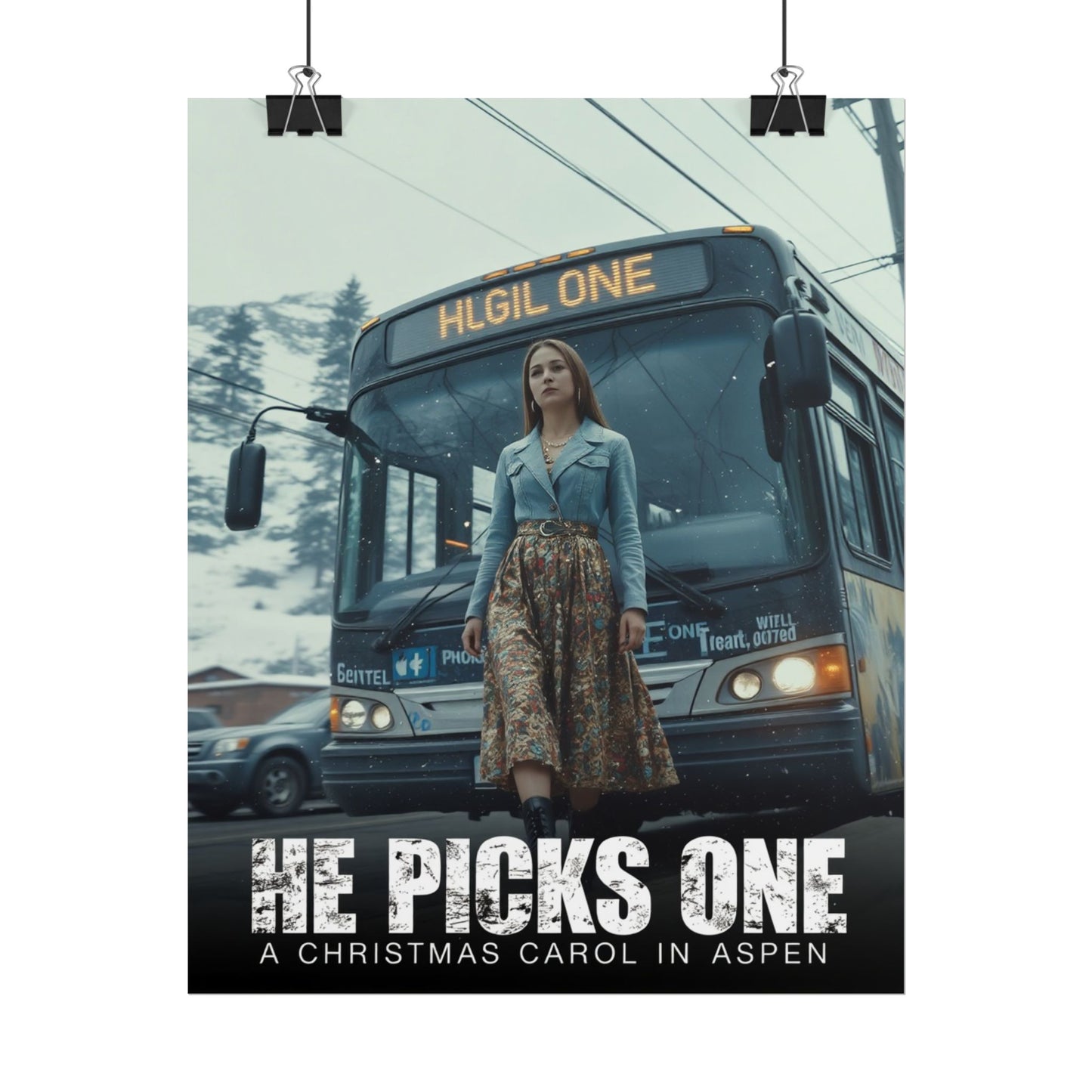 "He Picks One: A Christmas Carol in Aspen" Movie Print