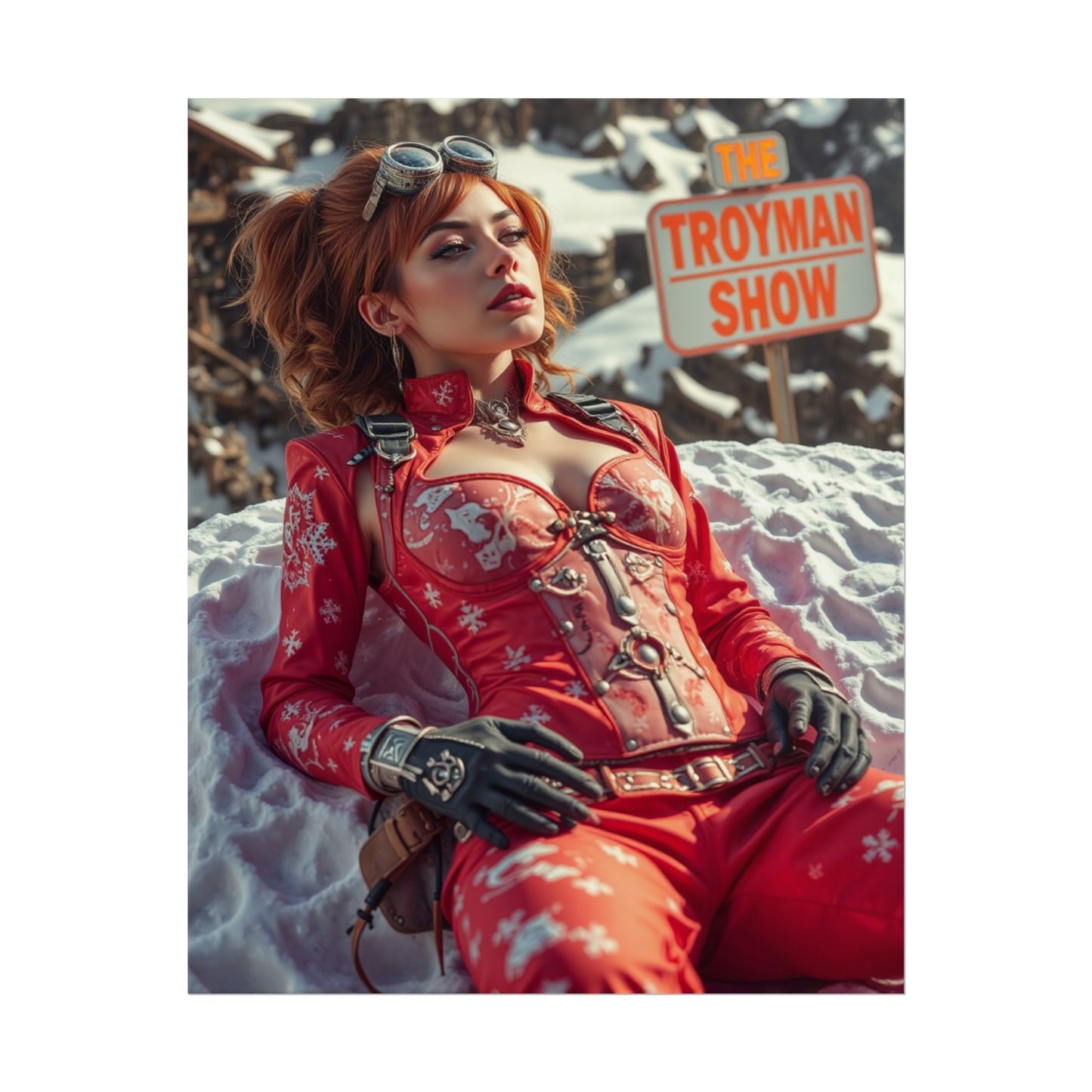 Vintage Pinup Cosplay Poster (The Troyman Show)